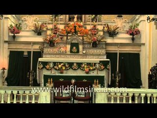 Main Altar of Basilica of Our Lady Of Graces, in Sardhana