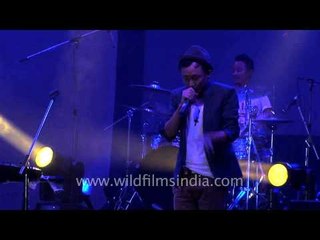 Alobo Naga's signature jig and his band, NagaFest Delhi '12