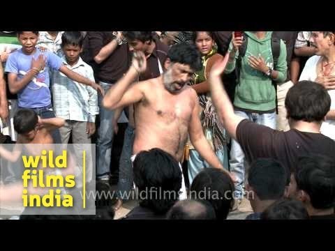 Beating and cutting one's self is a religious practice for Shias on Muharram