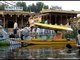 Elegant houseboat or Shikara in Srinagar