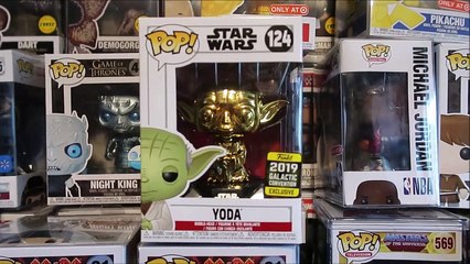 Yoda Chrome Star Wars  Funko Pop Galactic 2019 Celebration Exclusive episode 9