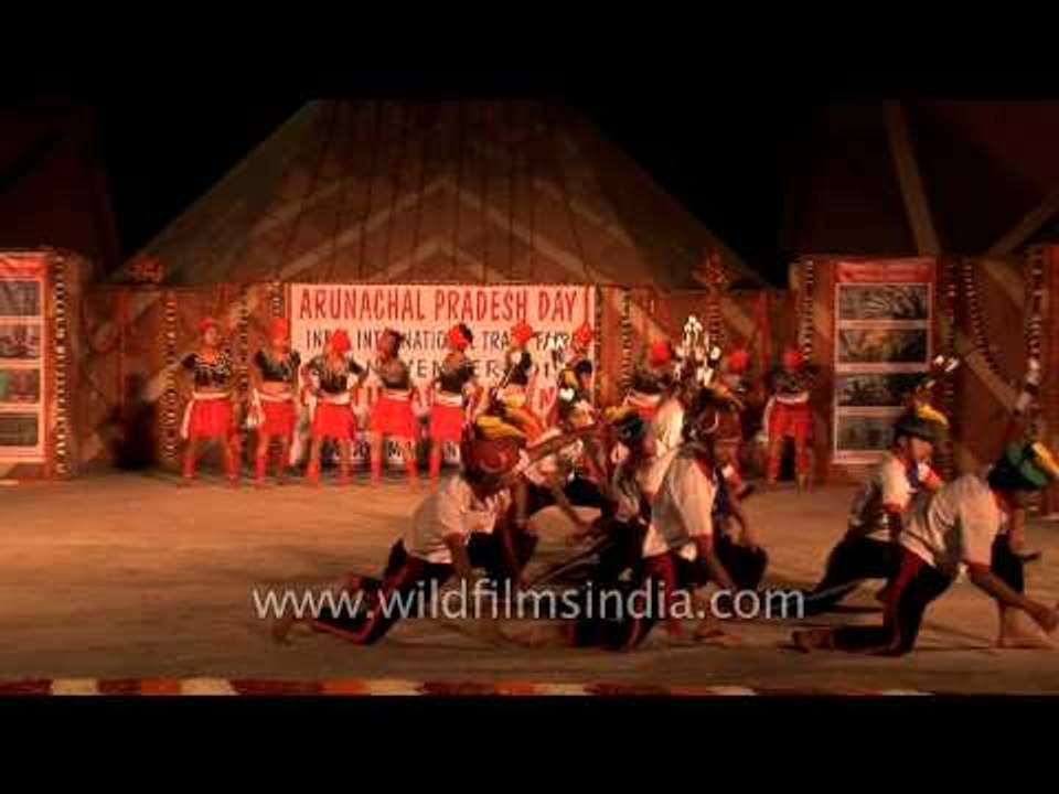 Singpho dance troupe from Arunachal performing in New Delhi