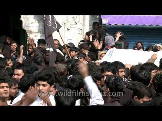 Shia Procession of Muharam at Kashmere Gate, Delhi