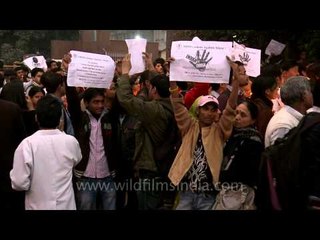AIIMSONIANS - Alumni Association of AIIMS, protest for crime against women!