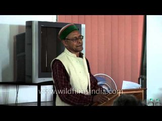 Dr. Shekhar Pathak speaking at Mussoorie Writers' Festival Part - 7