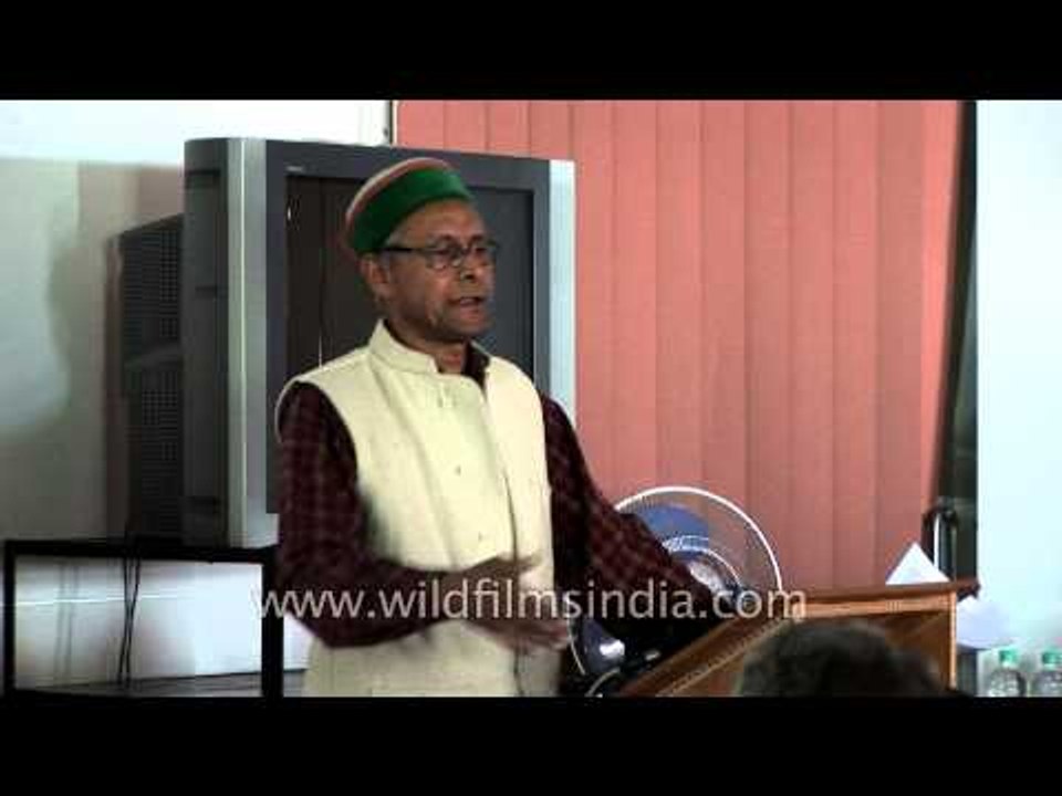Dr. Shekhar Pathak speaking at Mussoorie Writers' Festival Part - 6