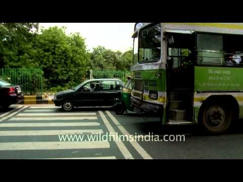 OK go! Drive! Only when the light goes green - Delhi