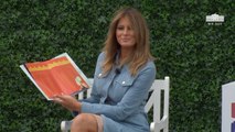 Melania Trump Enjoys Reading to Children