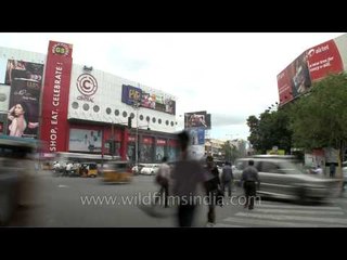 Punjagutta in time lapse, Hyderabad