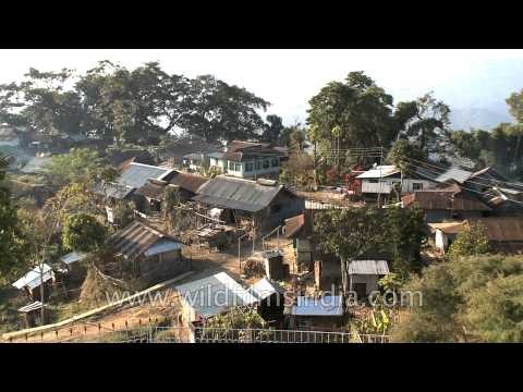 Cute little thing - Naga grain storage huts at Yikhum village, Wokha