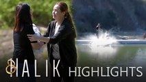 Helen pushes Jacky and Baby CJ in the river | Halik