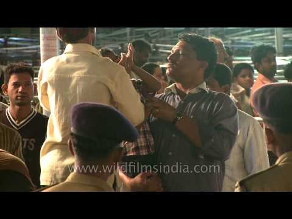 Swallowing a live fish is a form of medicine administered in southern India