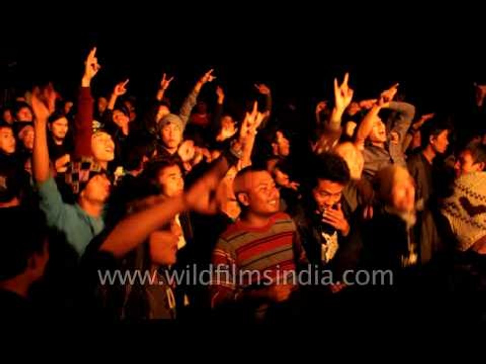 Heavy metal performance by Xerath at Maramfest