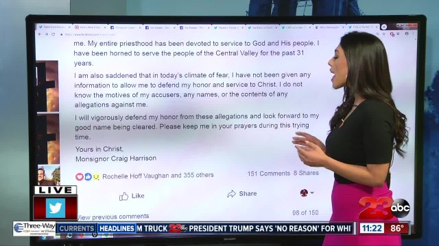 Monsignor Craig Harrison responds to sexual misconduct allegation