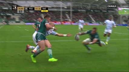 Top 14 - 23ème Journée - Pau / Racing 92 : L'essai de Vatubua face au Racing 92