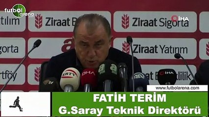 Fatih Terim: "Galatasaray 30 Milyonu temsil ediyor büyük bir marka ve  bunu gösterdik"