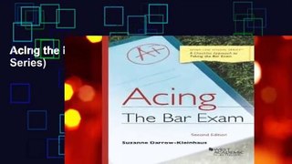 Acing the Bar Exam (Acing Series)