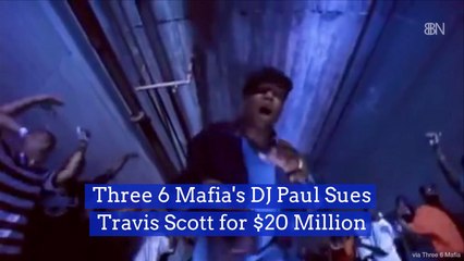 Travis Scott Gets Sued For 20 Mill