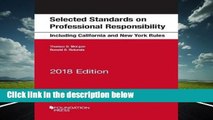 Selected Standards on Professional Responsibility (Selected Statutes)