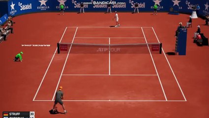 J.L.Struff vs S.Tsitsipas | ATP Barcelona Highlights