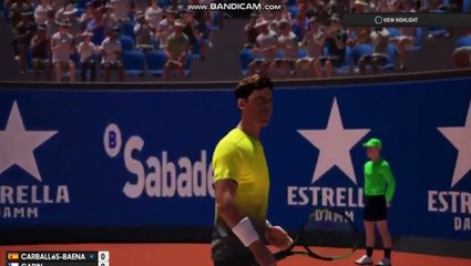 R.Ceballas Baena vs Ch.Garin | ATP Barcelona Highlights