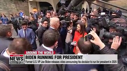 Joe Biden announces he's running for president in 2020
