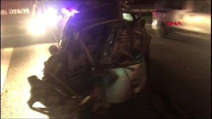 Tem Otoyolu'nda 6 Araç Birbirine Girdi 1 Yaralı