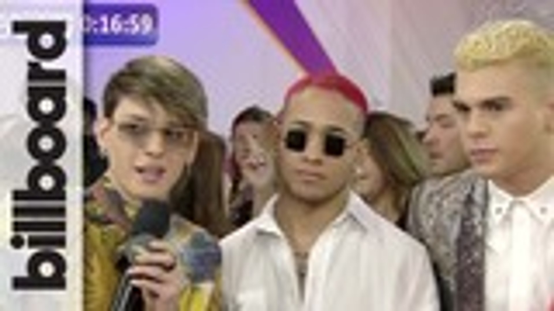 ⁣CNCO Talk Fashion, Favorite Boy Bands & More | Billboard Latin Music Awards 2019