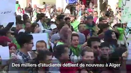 Algérie: des milliers d'étudiants de nouveau dans la rue