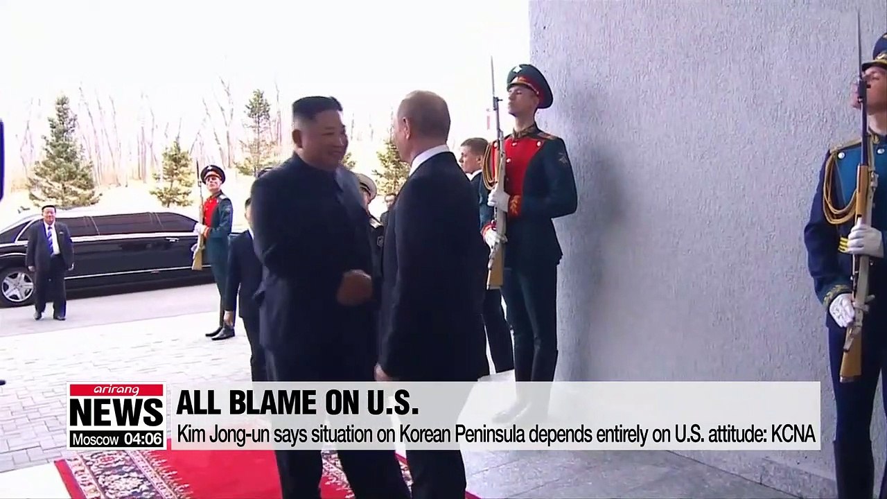 Kim Jong-un says situation on Korean Peninsula depends entirely on U.S. attitude