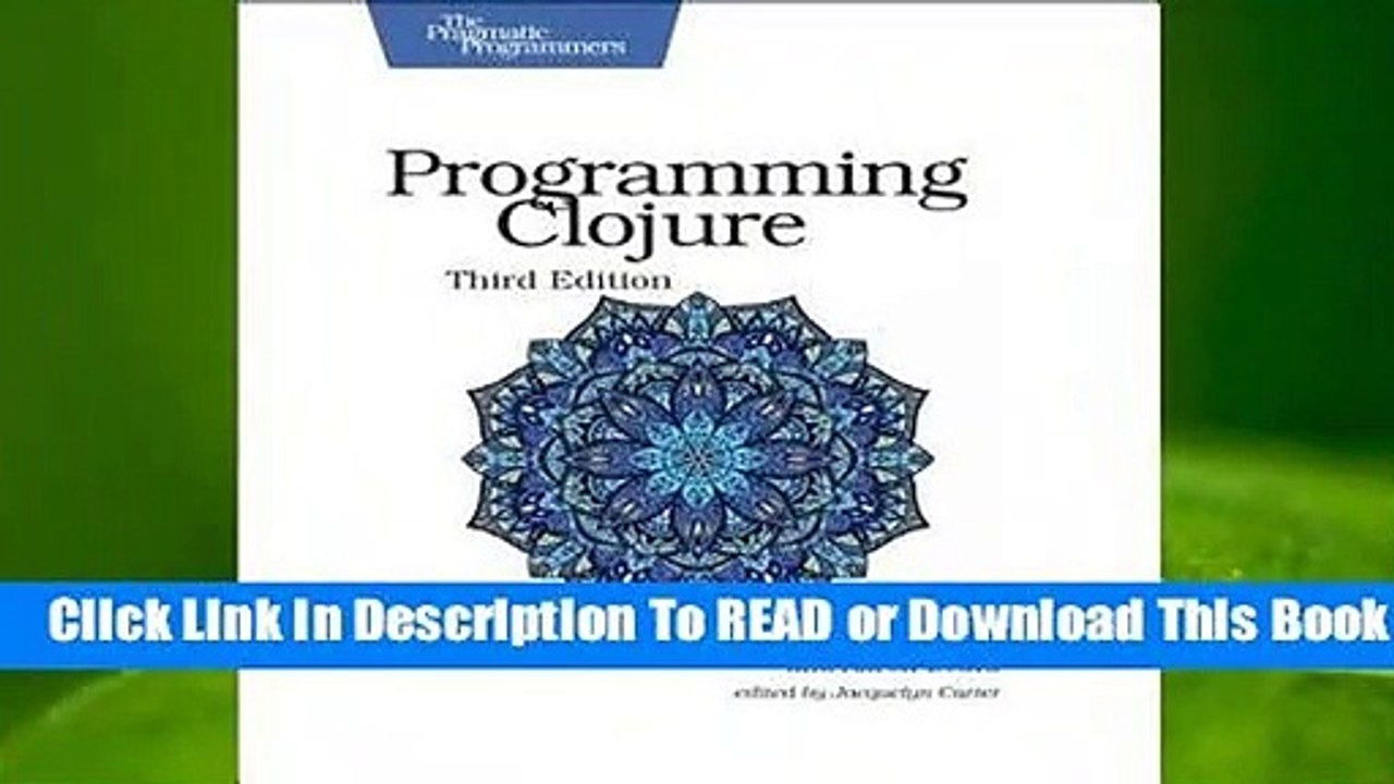 [Read] Programming Clojure  For Trial