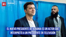 El nuevo presidente de Ucrania es un actor que interpretó a un presidente en televisión