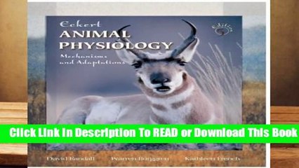 Full E-book Eckert: Animal Physiology 5th ed  For Trial