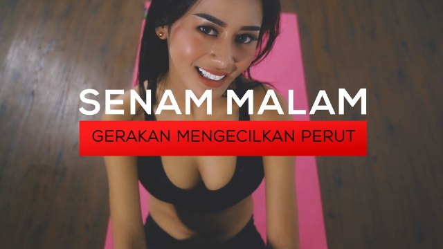 Senam Mengencangkan Perut | SENAM MALAM #100 | MARISSA Venita