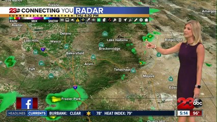 Tracking isolated thunderstorms in the mountains this afternoon