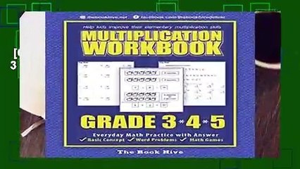 [GIFT IDEAS] Multiplication Workbook Grade 3 4 5: Everyday Math Practice with Answer