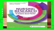 Online Nursing Research: Methods and Critical Appraisal for Evidence-Based Practice, 9e  For Online