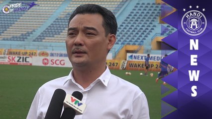 Chủ tịch Nguyễn Quốc Hội: "Thiệt hại về tinh thần sau án phạt treo sân là hết sức lớn lao"| HANOI FC