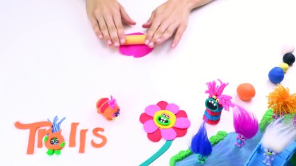 How To Make The Orange Caterpillar From Play-Doh | Trolls fll mvie | Craft Ideas  Crafty Kids