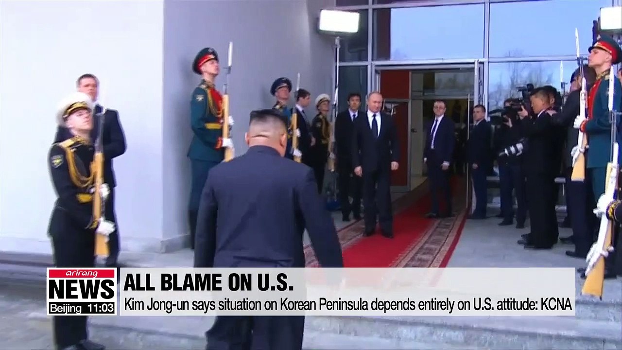 Kim Jong-un says situation on Korean Peninsula depends entirely on U.S. attitude