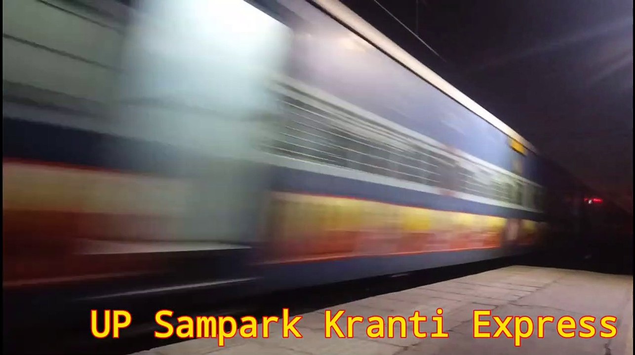 [4 in 1] NIGHT CRACKERS OF INDIAN RAILWAYS  Malwa + Sampark Kranti + Toofan + Nanda Devi