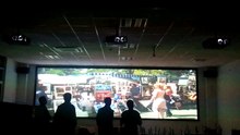 3-channel 2K fusion projection large screen
