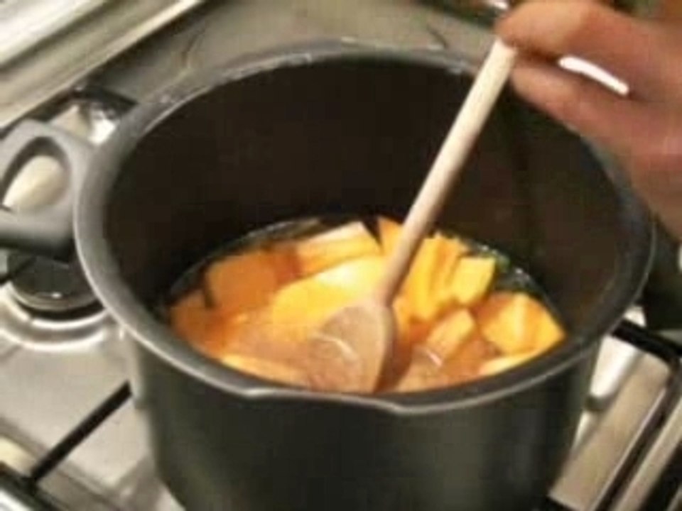 Veloute de courge aux épices