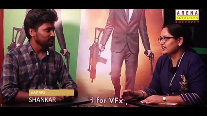 Shankar Live Experience in AAIP VFX Training at Arena Ameerpet