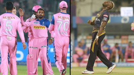 Download Video: IPL 2019 : Rajasthan Royals Defeat Kolkata Knight Riders By 3 Wickets || Oneindia Telugu