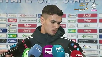 Brahim: "Es un privilegio jugar en el Madrid, me dejó la piel siempre que juego"