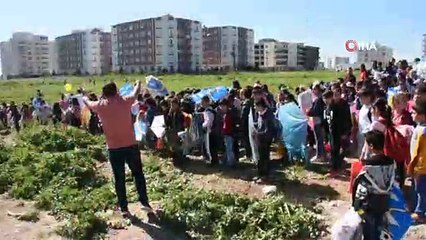 Türkiye - Suriye sınırında uçurtma şenliği