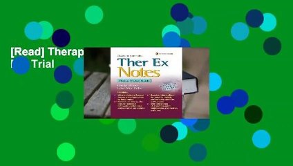 [Read] Therapeutic Exercise Notes  For Trial