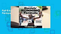 Full E-book Daniel's Running Formula  For Trial