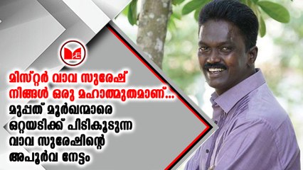മുപ്പത് മൂർഖന്മാരെ ഒറ്റയടിക്ക് പിടികൂടുന്ന വാവ സുരേഷിന്റെ അപൂർവ നേട്ടം